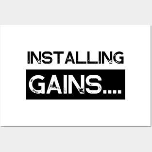 Installing Gains Gym Memes Posters and Art